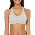 thumbnail image 6 of Fruit of the Loom Women's Shirred Front Tank Racerback Sports Bra, Style FT170, 3-Pack, 6 of 8