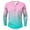 Multicolor, variant on LODIENY Men's Henley Shirts Classic Casual Tie Dye Gradient Print Basic Workout Tee Shirts Big and Tall Regular Fit Long Sleeve Cotton Button Ombre T Shirts Multicolor#30 S