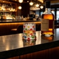 thumbnail image 5 of Spinning Glass with Rotating Base, Style Bourbon Tumbler for Scotch Cocktails, Artistic Glass for Home Bar, Fashioned Gift for Friends,A, 5 of 7