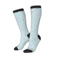 thumbnail image 2 of Fotbe Milk Tea print Women's Men's Novelty Crew Socks Cotton Socks Knee High Socks for Walking,Running,Nurses,Pregnancy, 2 of 8