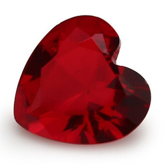 WHAMVOX Elegant Heart Shaped Glass Decor for Wedding Home Parties Adds Sparkle and Glamour 10pcs Red