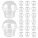 thumbnail image 1 of 20 vasos desechables transparentes para cupcakes, gelatina, mousse y ensalada con tapas, 1 of 7