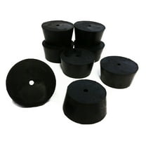 Rubber Stoppers, Size 10, 1-Hole. Pack 1-Pound.