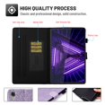 thumbnail image 3 of Dteck Lenovo Tab M10 HD 2nd Gen Case 10.1 Inch 2020 (Model: TB-X306F TB-X306X), Glitter PU Leather Stand Folio Case Auto Wake Sleep Cover w/ Stylus Holder for Lenovo Tab M10 HD 10.1",Purple, 3 of 5