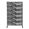 thumbnail image 5 of Miumaeov 44.09" x 11.3" Black Steel Outdoor Panel Privacy Screen, 5 of 11