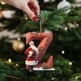 thumbnail image 3 of Vaidha 26 Letters Christmas Tree Decoration Pendant Christmas Tree Ornaments Personalized DIY Christmas Ornaments Christmas Decoration Xmas Tree Hanging Decor, 3 of 6