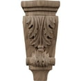 thumbnail image 2 of Ekena Millwork 4 3/4"W x 1 3/4"D x 10"H Small Acanthus Pilaster Wood Corbel, Walnut, 2 of 4