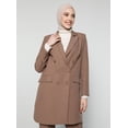 thumbnail image 4 of Button Detailed Jacket - Mink - Refka Woman, 4 of 7