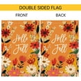 thumbnail image 6 of Welcome Fall Garden Flag 12.5x18 Inch Double Sided Polka Dots Maple Leaf Thanksgiving Garden Flags for Outside, Small Burlap for Autumn Yard Rustic Farmhouse Outdoor Decoration, 6 of 6