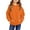 26#Orange, variant on Cute Trendy Long Sleeve Pullover Hoodies Oversized Hooded Sweatshirts for Teen Girls, Winter Preppy Tween Tops Yellow 90