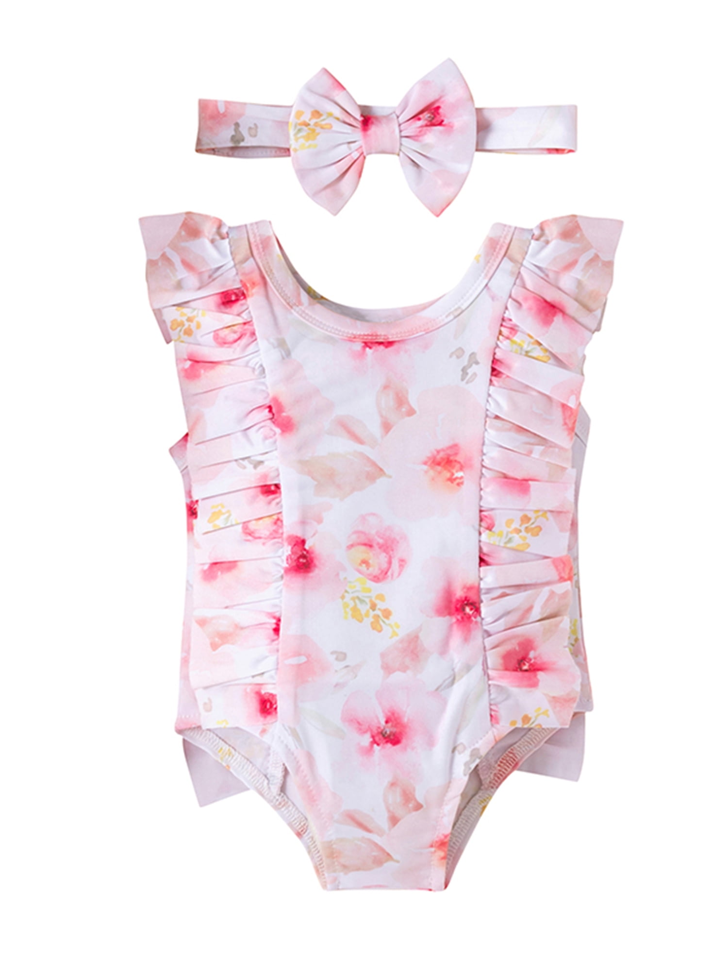 Baby Toddler Bathing Suit Headband Bikini Floral Head Band for Women Baby Toddler Bathing Suit Headband Bikini Floral Head Band for Women