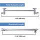 thumbnail image 3 of Adjustable Shower Arm Extension By, Brass Shower Head Extension Arm with High Polished Chrome Finish, 3 of 5