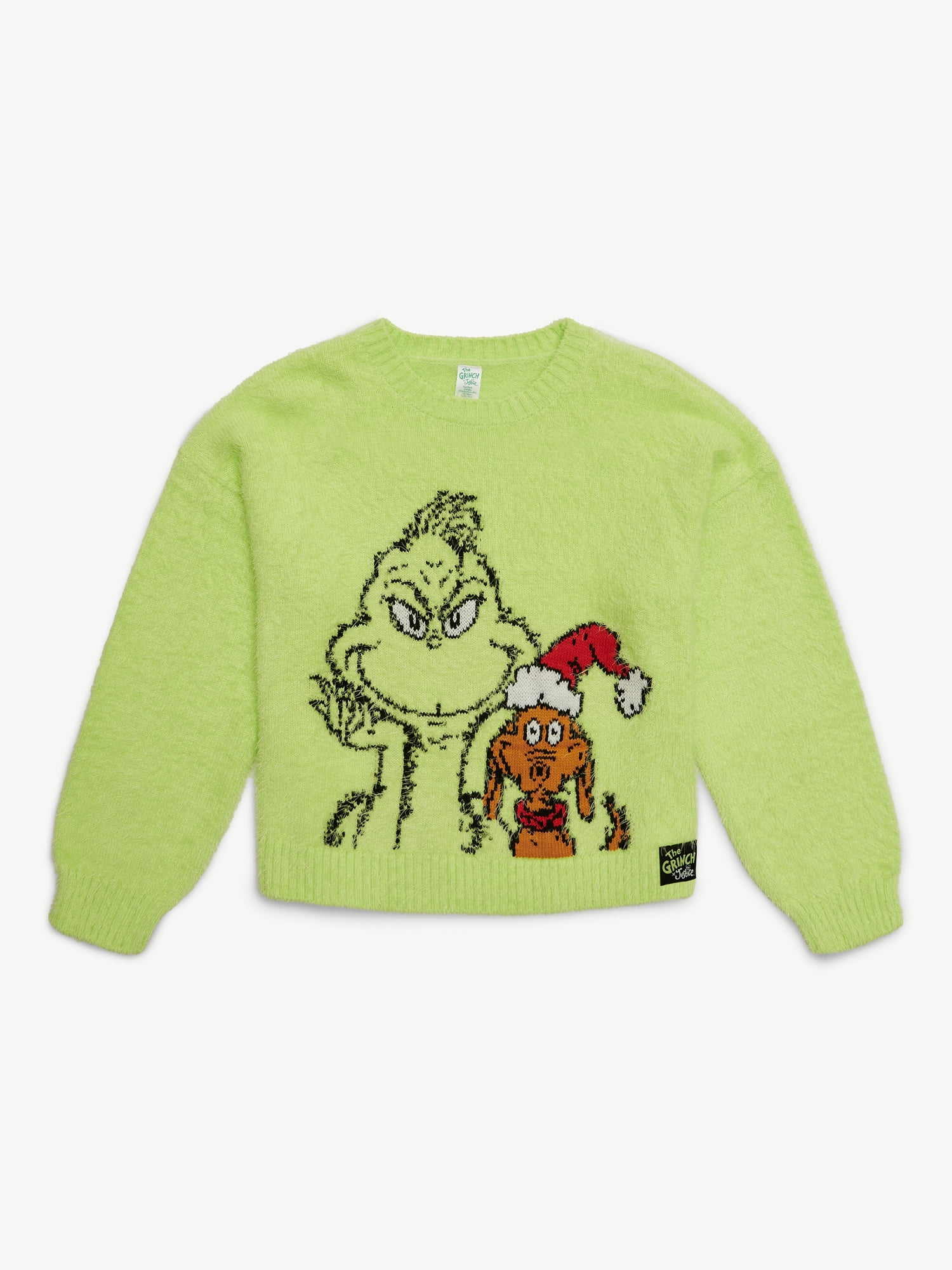Justice x Grinch Girls Collab Sweater, Sizes XS - XLP