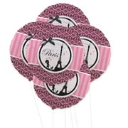 BirthdayExpress Paris Damask 5pc Foil Balloon Kit