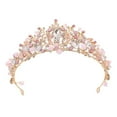 thumbnail image 1 of Tiara de cristal para niña Dongzhur corona de princesa diadema accesorio cabello boda nuevo N2, 1 of 1