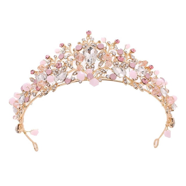 Tiara de cristal para niña Dongzhur corona de princesa diadema accesorio cabello boda nuevo N2