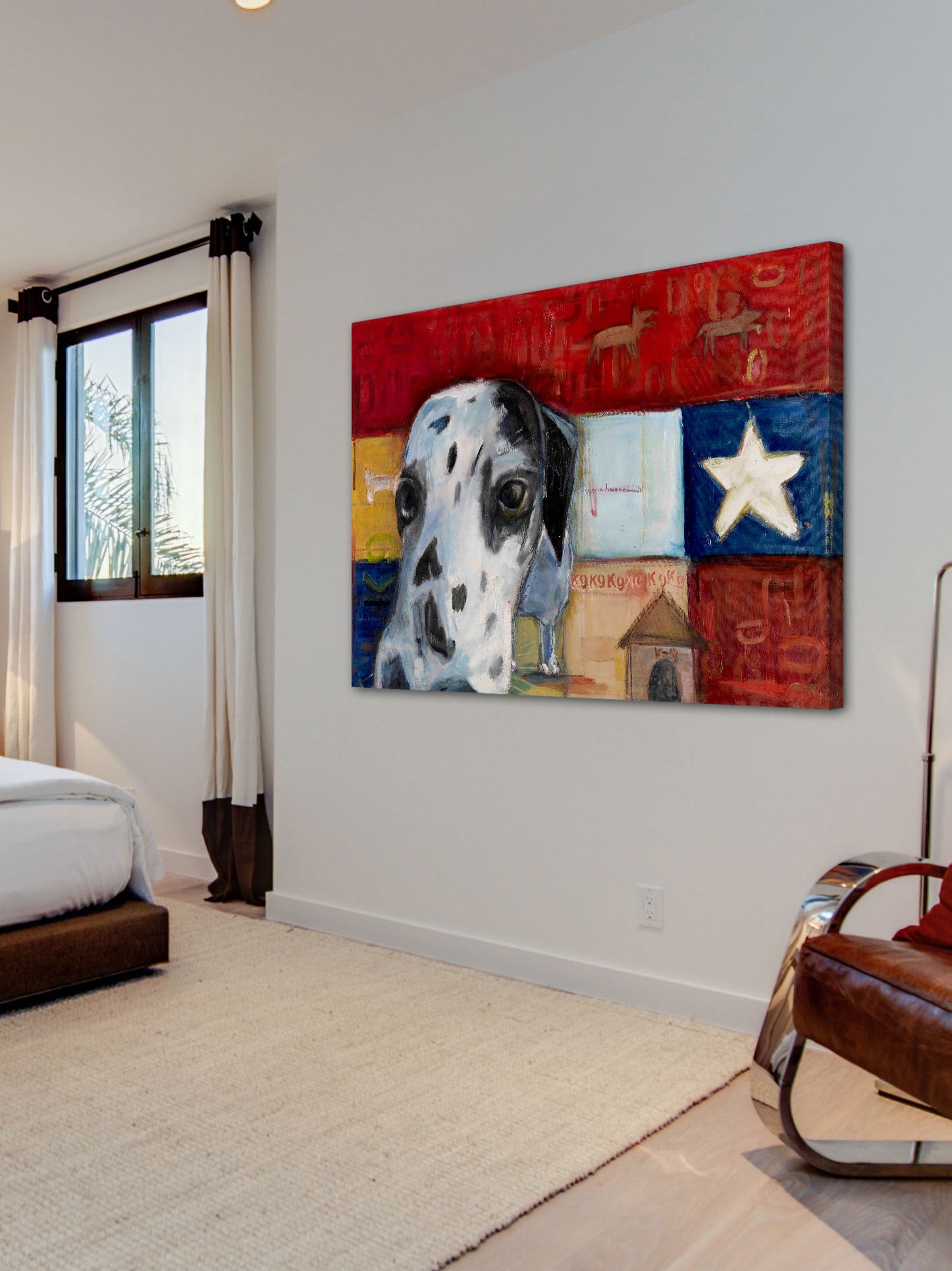Marmont Hill "Sniff Sniff" by Tori Campisi Painting Print on Canvas