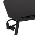 thumbnail image 4 of Pemberly Row Gaming Desk with Shelf & Accessory Holders Black, 4 of 13