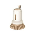 thumbnail image 2 of 2-in-1 Dish Brush with Detergent Dispenser - Kitchen Sink Brush for Pots, Pans & Dishes, Ergonomic Handle, Dense Bristles, Space-Saving Hanging Design, Easy Squeeze Liquid Storage Clearance Sales, 2 of 7