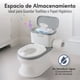 thumbnail image 5 of BEBBLY Bañito Entrenador Infantil con Sonido Musical Portarrollo y Almacenamiento Asiento Antiderrapante para Niños y Niñas de 6 Meses a 3 Años Fácil de Limpiar Ideal para Aprender a Ir al Baño (Gris), 5 of 7