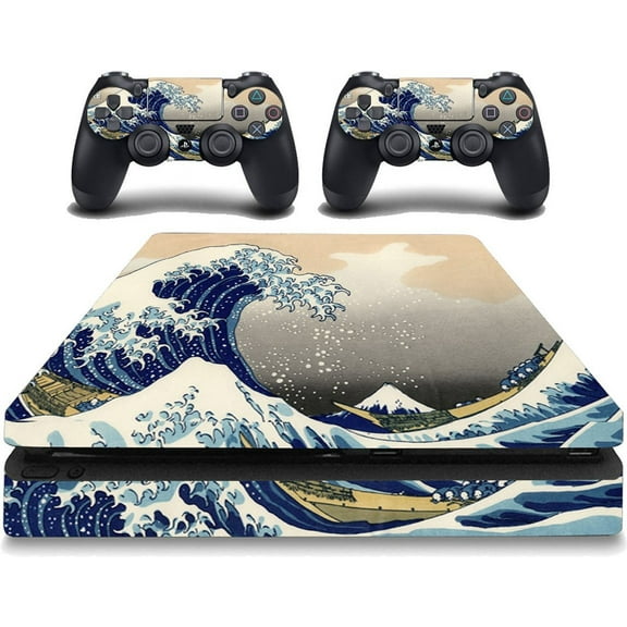 VWAQ The Great Wave off Kanagawa Decal Skins PS4 Slim Cover Skin VWAQ-PSGC8 [video game]