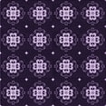 thumbnail image 1 of Ahgly Company Indoor Square Patterned Purple Sage Bush Purple Area Rugs, 5' Square, 1 of 6