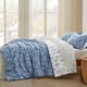thumbnail image 3 of Juego de edredón Bedsure King Infinity Blue con 3 piezas, 3 of 6