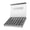 Silver, variant on Yihuala Miniature Aluminum Jewelry Storage Box Interlockings Design Box Nails Art Container With Anti Slip Foam Nails Art Case