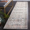 thumbnail image 2 of SAFAVIEH Princeton Derbhile Abstract Runner Rug, Ivory/Blue, 2'7" x 10', 2 of 8