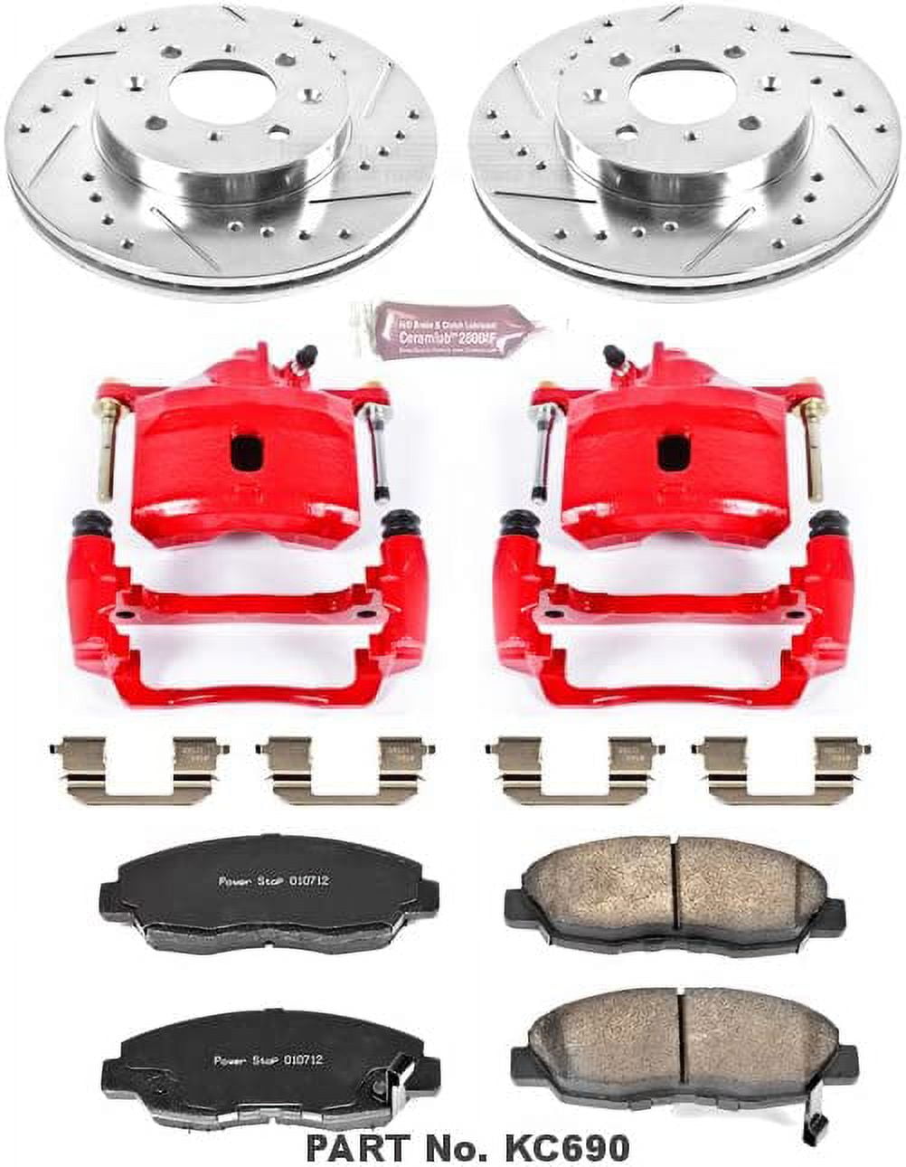 AOAO23ページ PowerStop Front Z23 Evolution Sport Brake Pad and Rotor Kit
