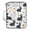 Black White Rabbits and Stars, variant on Haosy Accordion File Organizer Zipper Binder 500 Sheet 6-Tab Expanding File Folder Multi-Pocket 1.2 Inch 3 Ring Oak Tree and Person Walk
