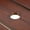Dark Brown, variant on DEALTOPS 6 Person Wood Picnic Table with 3 Built-in Benches, Outdoor Round Table and Bench Set with Umbrella Hole for Park, Brown