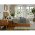 thumbnail image 5 of AFI Madison Full Wood Platform Bed with Matching Footboard and Twin Trundle, Light Toffee, 5 of 14