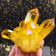 thumbnail image 4 of Cristal de racimo de citrino Piedra original Piedra de desmagnetización para pecera Afortunado Sencillez, 4 of 5