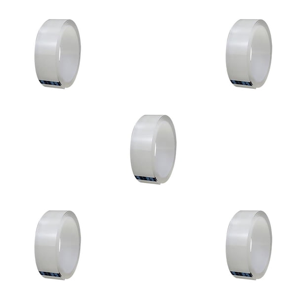 Yuarrent Tape de 1 m, almohadillas de gel de doble cara reutilizables sin rastro, adhesivo lavable, tiras adhesivas transparentes extraíbles Type2 NO2 Yuarrent CBP099029