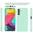 thumbnail image 5 of Cell Phone Cases For 6.6" Galaxy A14 5G, Njjex Liquid Silicone Gel Rubber Shockproof Case Ultra Thin Fit Samsung A14 Case Slim Matte Surface Cover For Samsung Galaxy A14 5G -Cyan, 5 of 6
