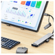 thumbnail image 3 of 8 En 1 Adaptador Usb  Bloosom Hub Tipo C, Multipuerto, Usb 3.0, Sd Gris, 3 of 4