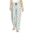 thumbnail image 1 of Balery Strawberry Pantalones de pijama para mujer, pijamas ultraligeros, pantalones de estar por casa-Small, 1 of 6