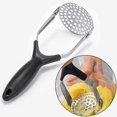 thumbnail image 2 of Foldable Stainless Steel Potato Masher Vegetable Kitchen Mashed Tool, 2 of 6