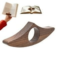thumbnail image 4 of Sylvtty Wooden Book Page Holder Ergonomic Thumb Ring Portable Lightweight Book Page Folder Reading Comfort Accessory, 4 of 6