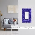 thumbnail image 5 of Fotbe Beautiful Purple Snowflakes Print Duplex Receptacle Wall Plate, 1-Gang 5.0" x3.0" Wall Outlet Covers, Dual Outlet Faceplates Covers, Color-matched Screws Included-Style U, 5 of 6