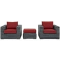 thumbnail image 4 of Modway Summon 3 Piece Outdoor Patio Sunbrella® Sectional Set, Multiple Colors, 4 of 6