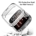 thumbnail image 4 of Funda de cubierta completa de pantalla de TPU galvanizada para Fitbit Versa 2/Fitbit Versa 2 SE Tmvgtek Para estrenar, 4 of 7