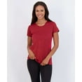 thumbnail image 2 of Real Essentials 5 Pack: Women's Dry Fit Tech Stretch Short-Sleeve Crew Neck Athletic T-Shirt (Available in Plus Size), 2 of 7