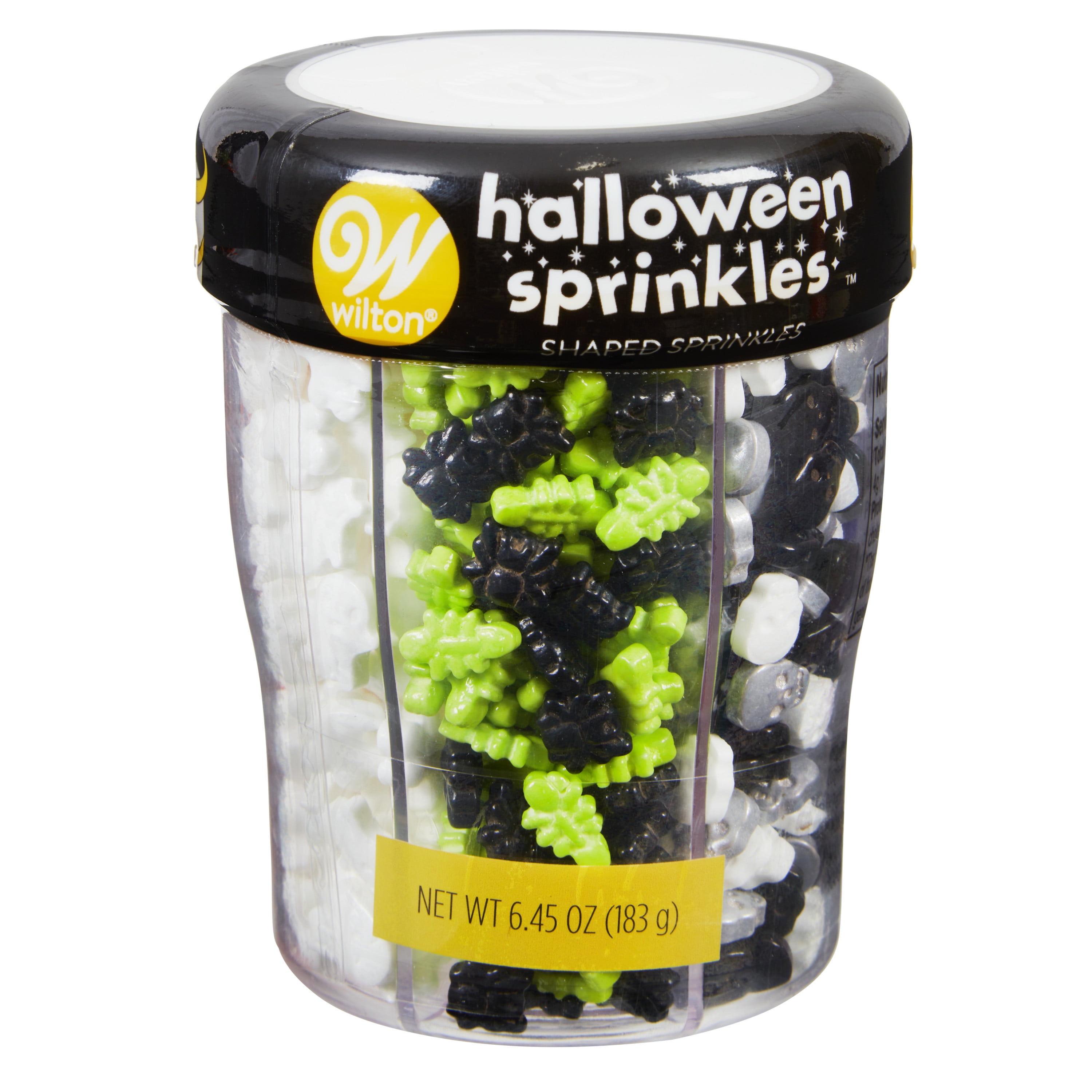 Wilton Halloween Shapes 6-Cell Sprinkles Mix, 6.45 oz.
