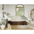 thumbnail image 3 of AFI Warren Platform Bed with 2 Storage Drawers Walnut Queen, 3 of 5