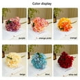 thumbnail image 4 of Artificial Hydrangea Bouquet Simulation Silk Flowers For Home Wedding Office Party Garden Cafe Decoration, 4 of 8
