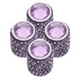 thumbnail image 1 of CRILSTYLEO 4Ud Tapas Para Válvulas De Neumáticos Compatibles Con Suvs Y Bicicletas Color Violeta, 1 of 6