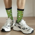thumbnail image 6 of KLL Halloween Monster Gnome Print Cool Socks Men's Women's Crew Socks Funny Crazy Novelty Stockings, 6 of 6