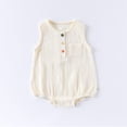 thumbnail image 4 of MEZZALL Baby Girls Bodysuit One-Pieces O-Neck Onesies Summer Outfits Soft Breathable Romper For Toddler Casual Loose Fit Outfits Dailywear Leisure / 0-3 Months, 4 of 4